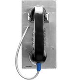 Viking K-1900-812L Vandal Resistant Hot Line Panel Phone with 12" Armored Cord